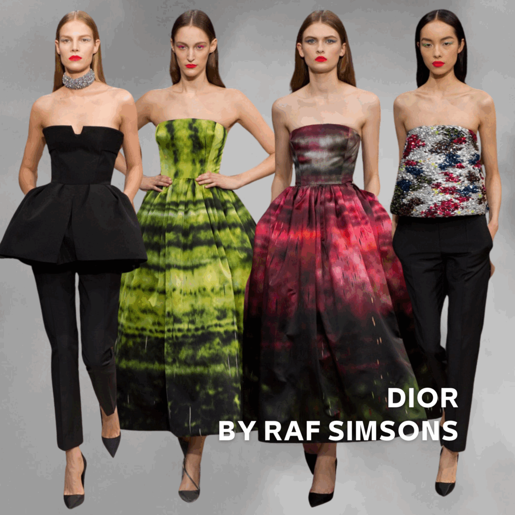 Die Debüt Kollektion von Raf Simons für Dior