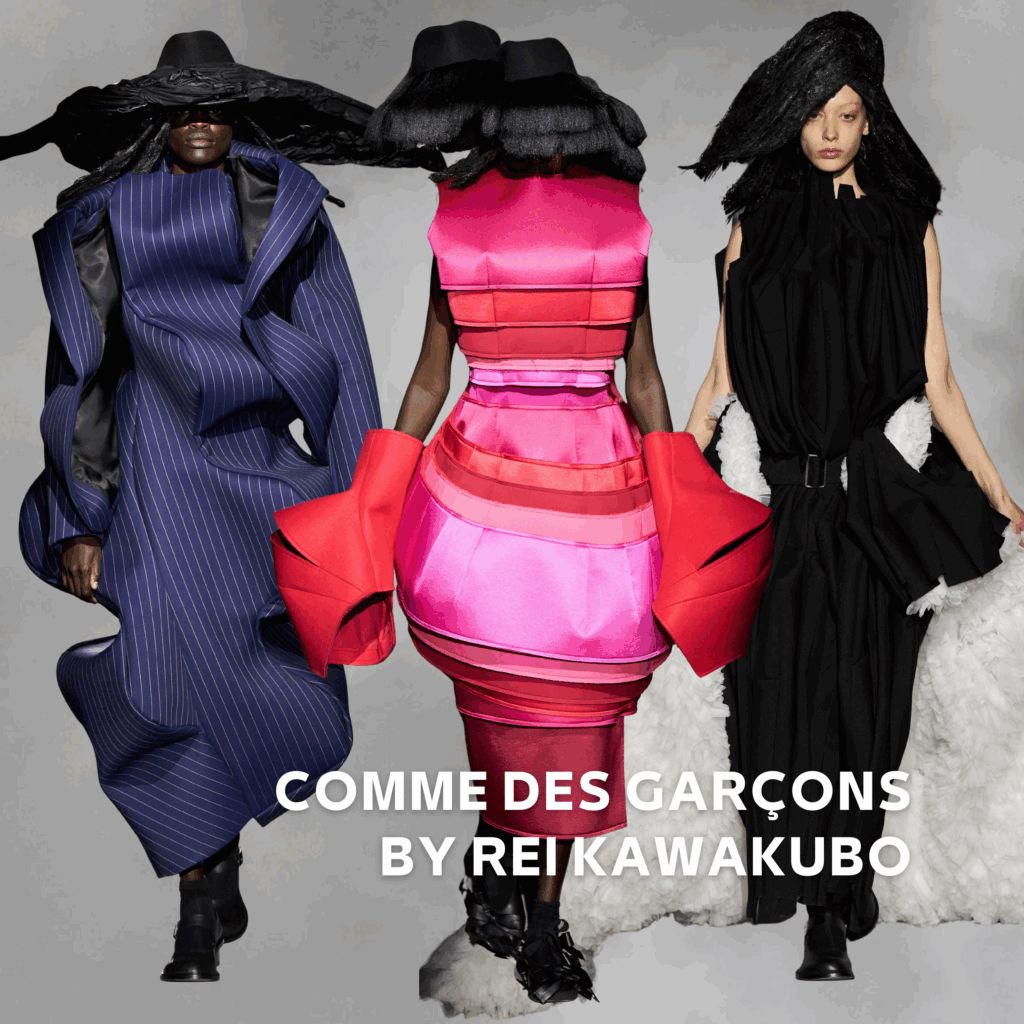 Kollektion von Comme des Garcons im Mode Podcast