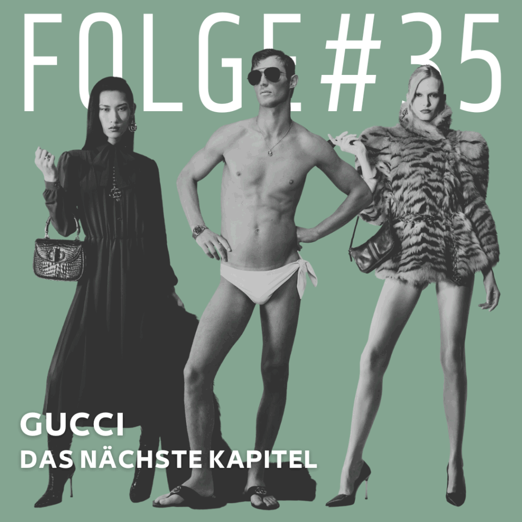 Der Startd des Designers Demna bei Gucci alle Informationen dazu im Mode Podcast Lost On Planet Fashion