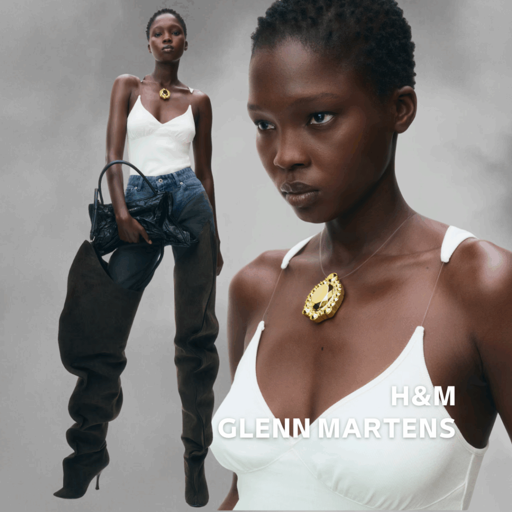 Der erste Look von Glenn Martens für H&M im Mode Podcast entdecken