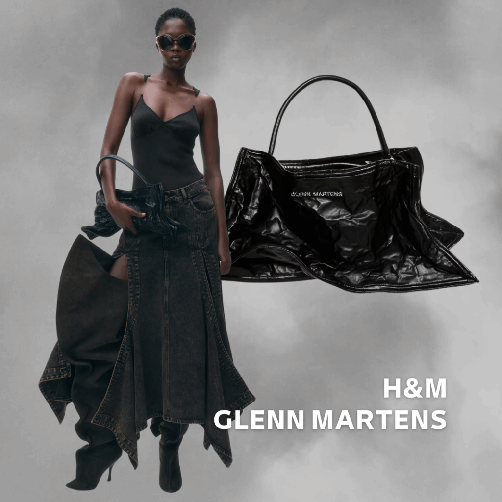 Kleider, Handtaschen und vieles mehr von Glenn Martens für H&M